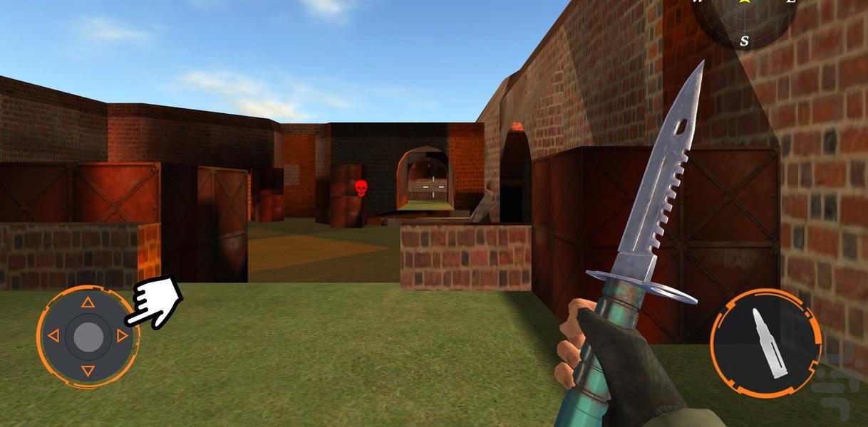 بازی تفنگی نیروی زمینی - Gameplay image of android game
