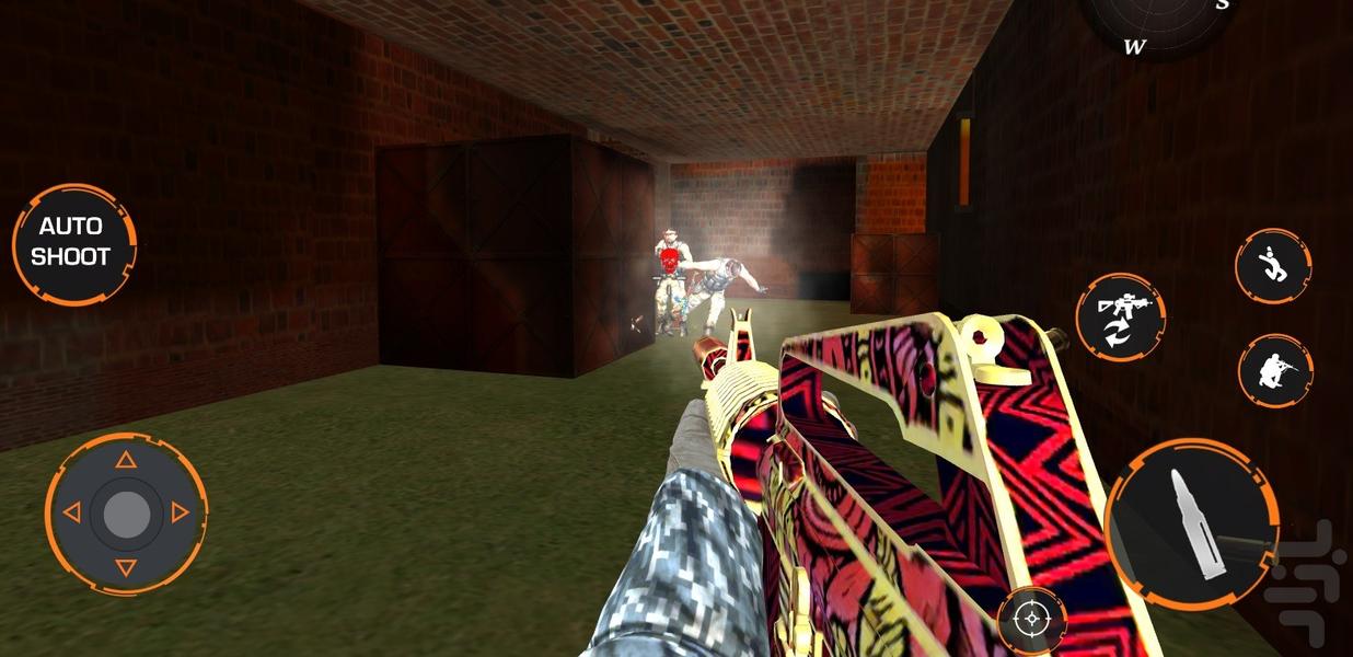 بازی تفنگی نیروی زمینی - Gameplay image of android game