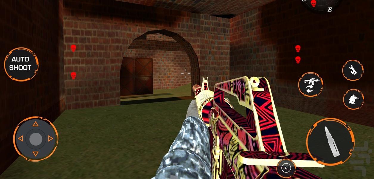 بازی تفنگی نیروی زمینی - Gameplay image of android game
