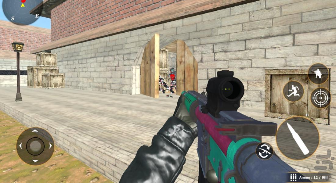 بازی تفنگی - Gameplay image of android game