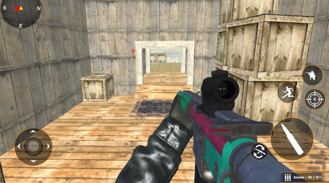 بازی تفنگی - Gameplay image of android game