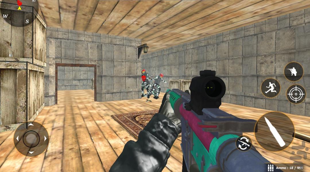 بازی تفنگی - Gameplay image of android game