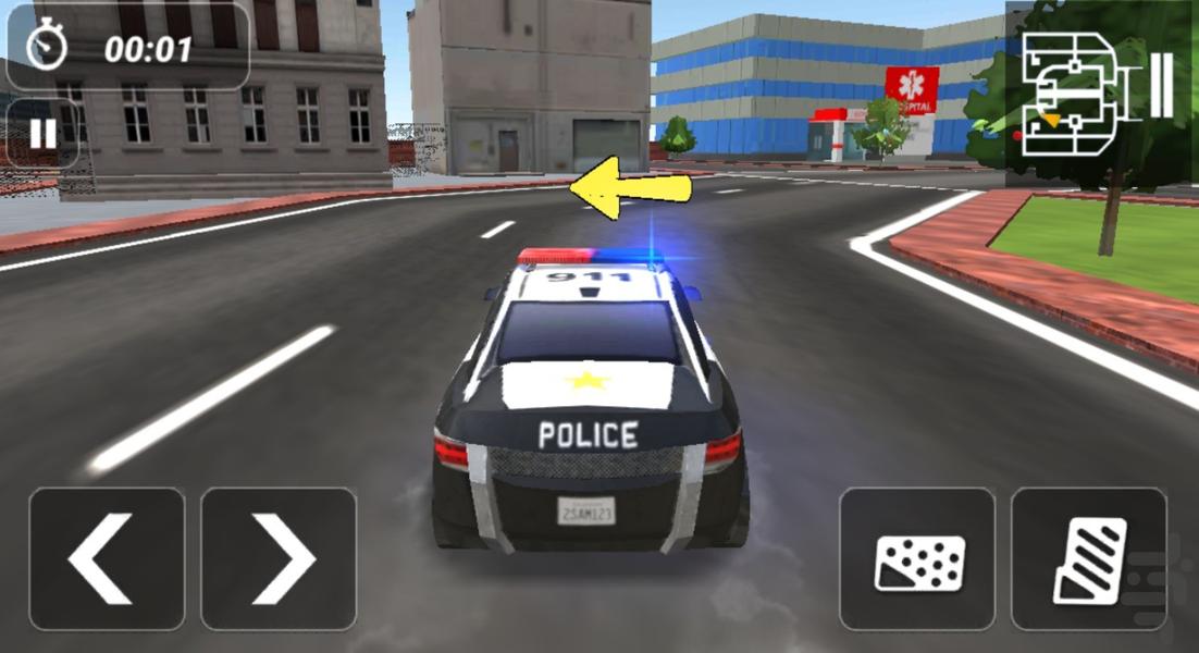 ماشین بازی حمل زندانی - Gameplay image of android game