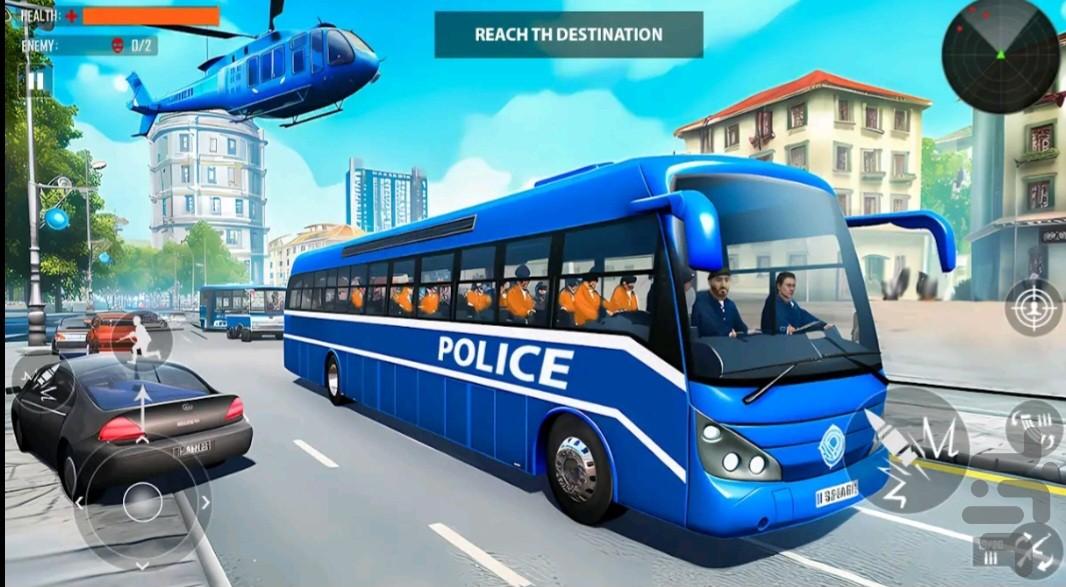 ماشین بازی حمل زندانی - Gameplay image of android game