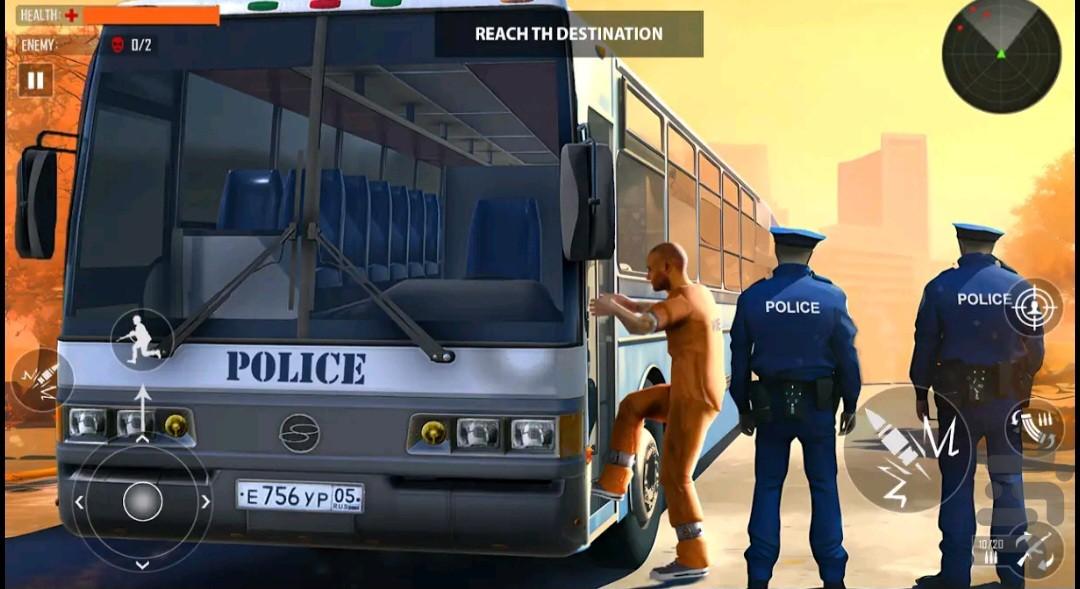 ماشین بازی حمل زندانی - Gameplay image of android game