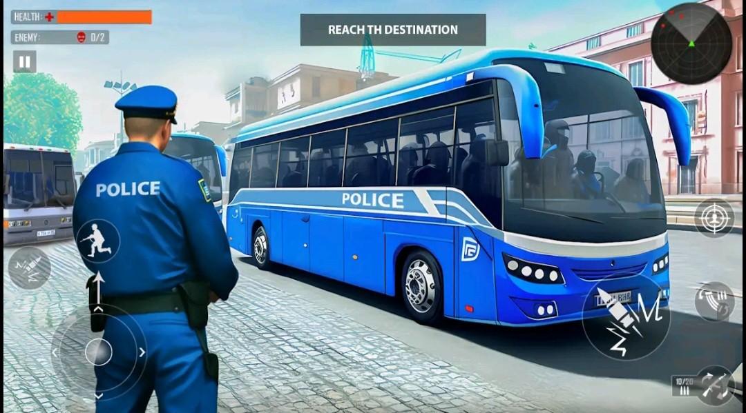 ماشین بازی حمل زندانی - Gameplay image of android game