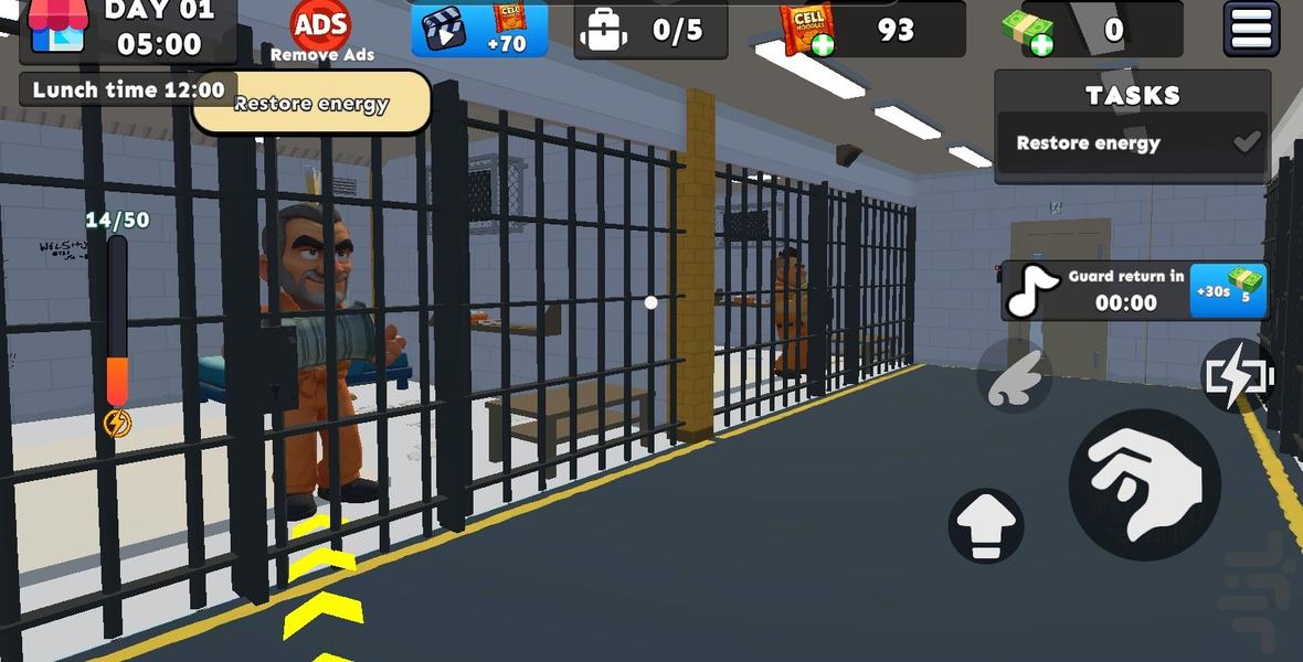 بازی فرار از زندان - Gameplay image of android game