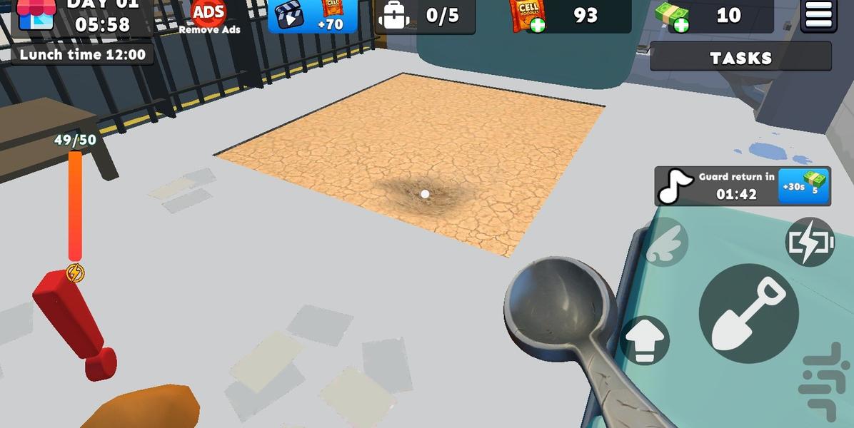 بازی فرار از زندان - Gameplay image of android game