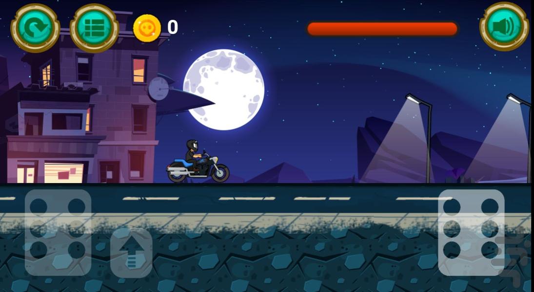 بازی موتور زامبی - Gameplay image of android game