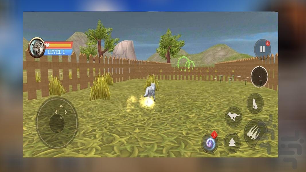 بازی زندگی گرگ ها - Gameplay image of android game