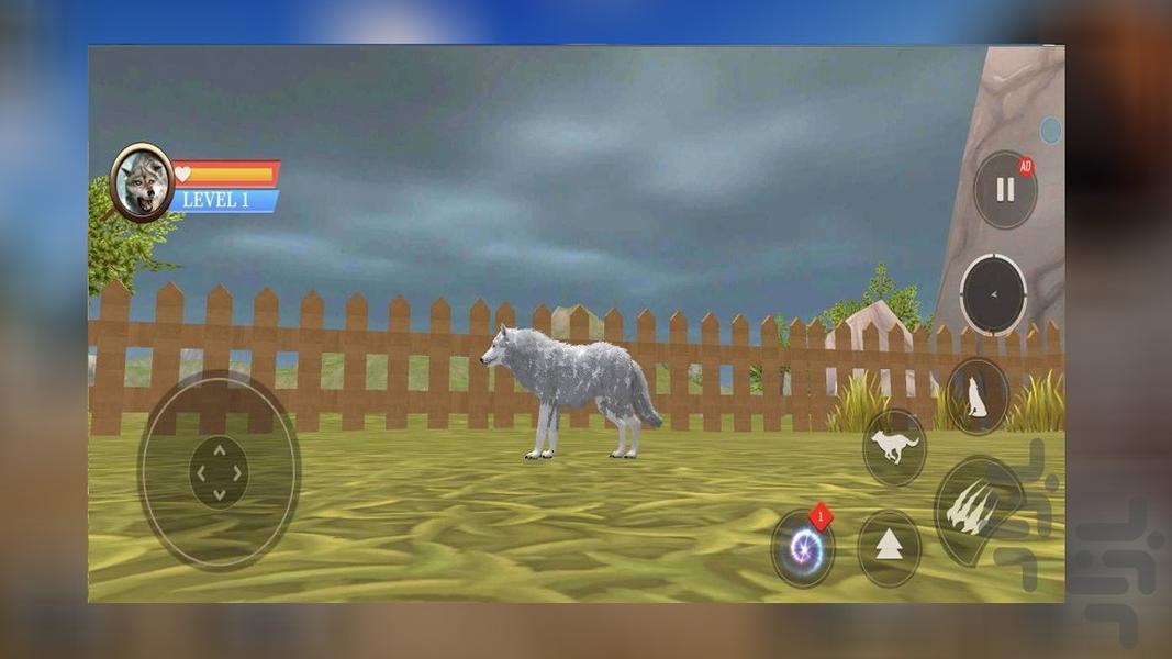 بازی زندگی گرگ ها - Gameplay image of android game