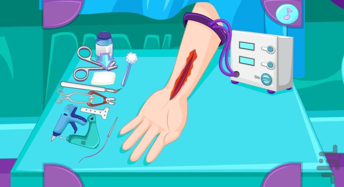 بازی دکتری جراحی آنا - عکس بازی موبایلی اندروید