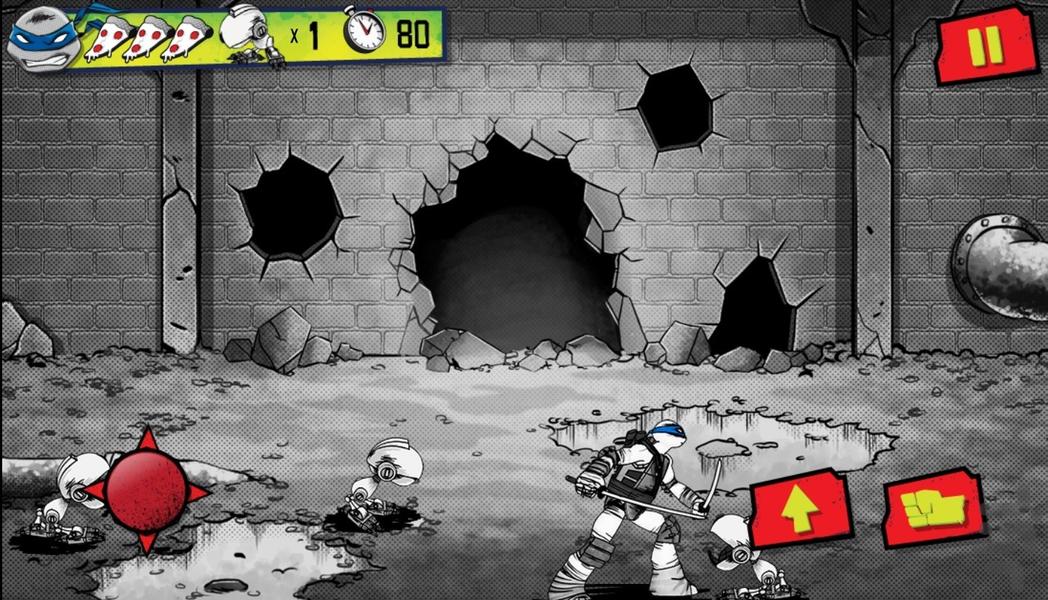 بازی لاک پشت های نینجا - Gameplay image of android game