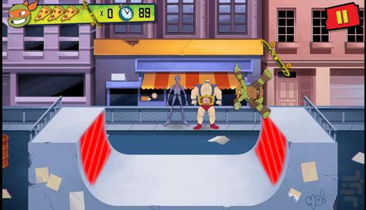 بازی لاک پشت های نینجا - Gameplay image of android game