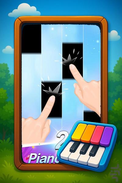 بازی پیانو - Gameplay image of android game