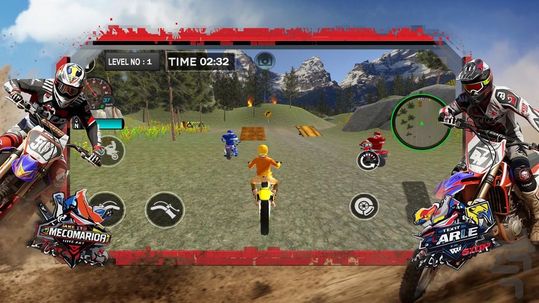 بازی موتور سیکلت - Gameplay image of android game