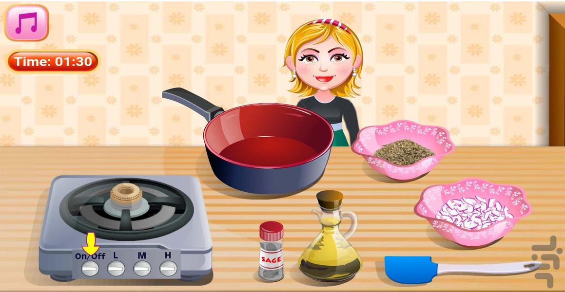اشپزی تهیه سوپ ایتالیایی - Gameplay image of android game