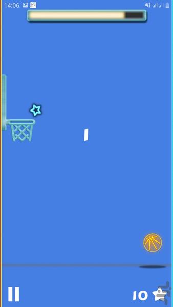 بسکتبال - Gameplay image of android game