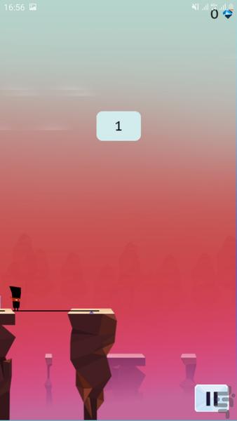 عبور از میله - Gameplay image of android game