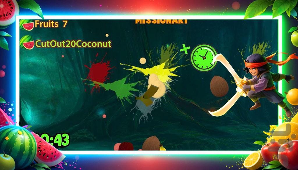 بازی میوه قاچ کن - Gameplay image of android game