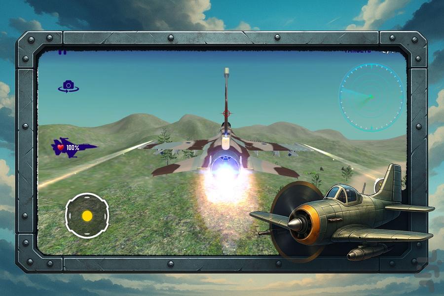 بازی هواپیمای جنگی - عکس بازی موبایلی اندروید