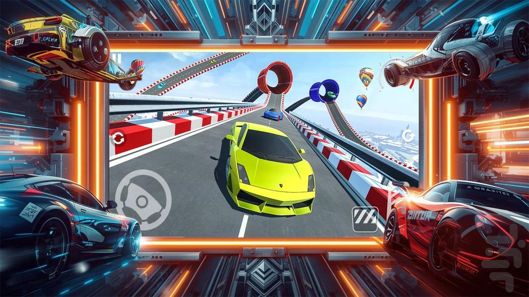 بازی ماشین مسابقه - Gameplay image of android game