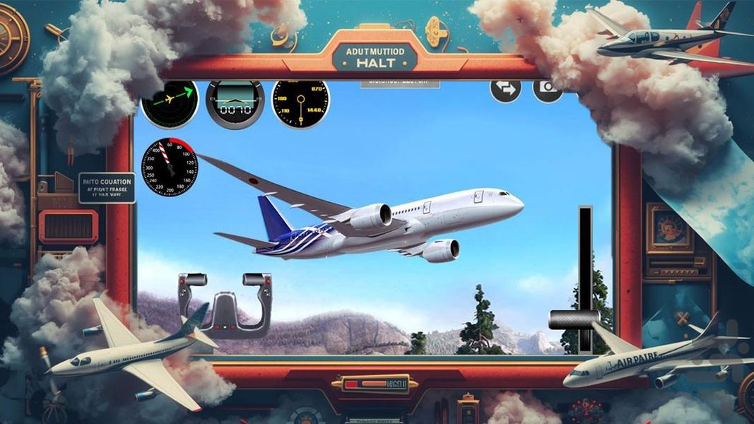 بازی خلبان هواپیما - Gameplay image of android game