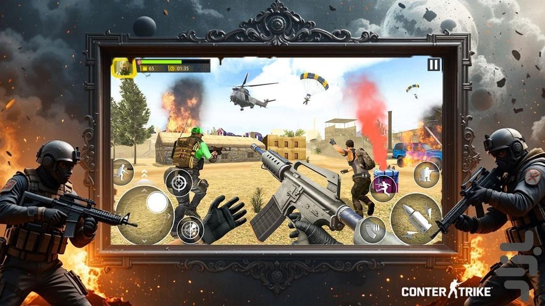 بازی تفنگی عملیات ویژه - Gameplay image of android game