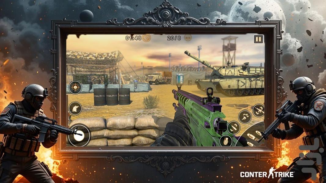 بازی تفنگی عملیات ویژه - Gameplay image of android game