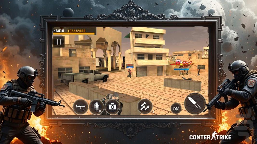 بازی تفنگی کانتر - Gameplay image of android game