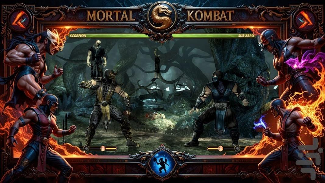 بازی جنگی بروسلی - Gameplay image of android game