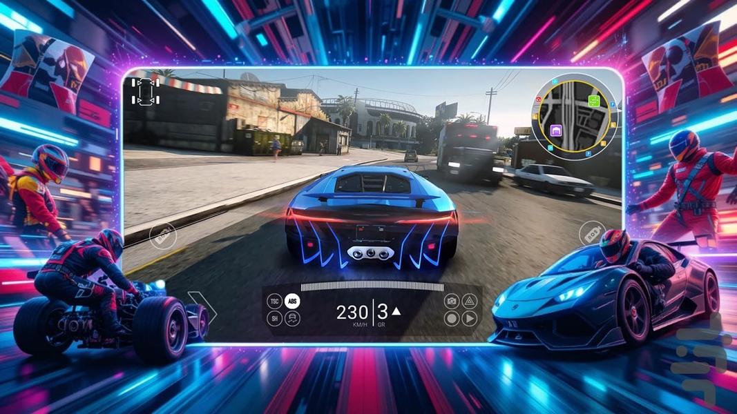 ماشین بازی اسپرت - Gameplay image of android game