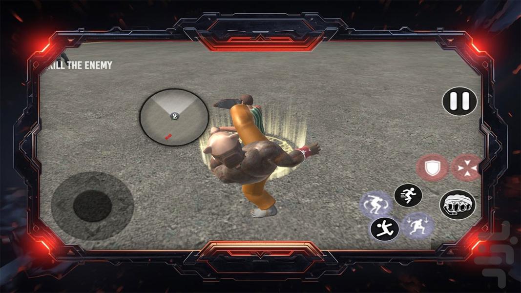 بازی خرس گنگستر - Gameplay image of android game