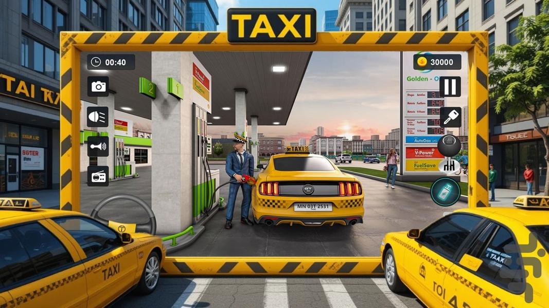 ماشین تاکسی - عکس بازی موبایلی اندروید