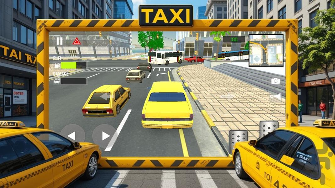 ماشین تاکسی - Gameplay image of android game