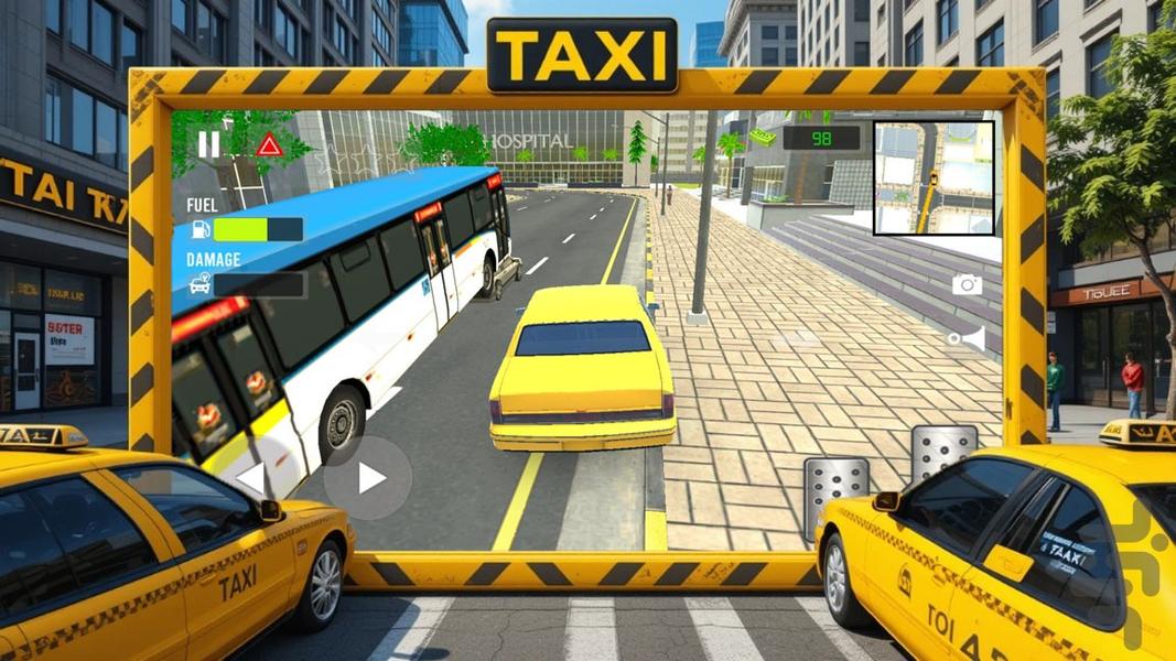 ماشین تاکسی - Gameplay image of android game