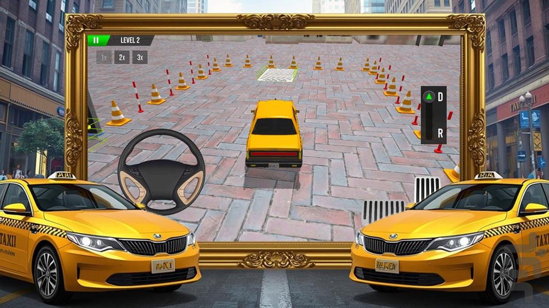 بازی پارکینگ تاکسی - Gameplay image of android game