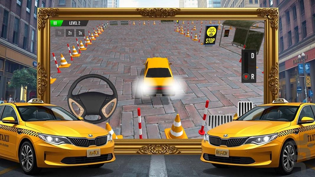 بازی پارکینگ تاکسی - Gameplay image of android game