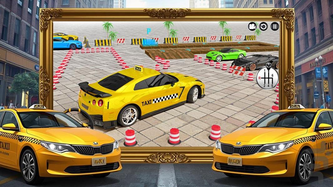 بازی پارکینگ تاکسی - Gameplay image of android game