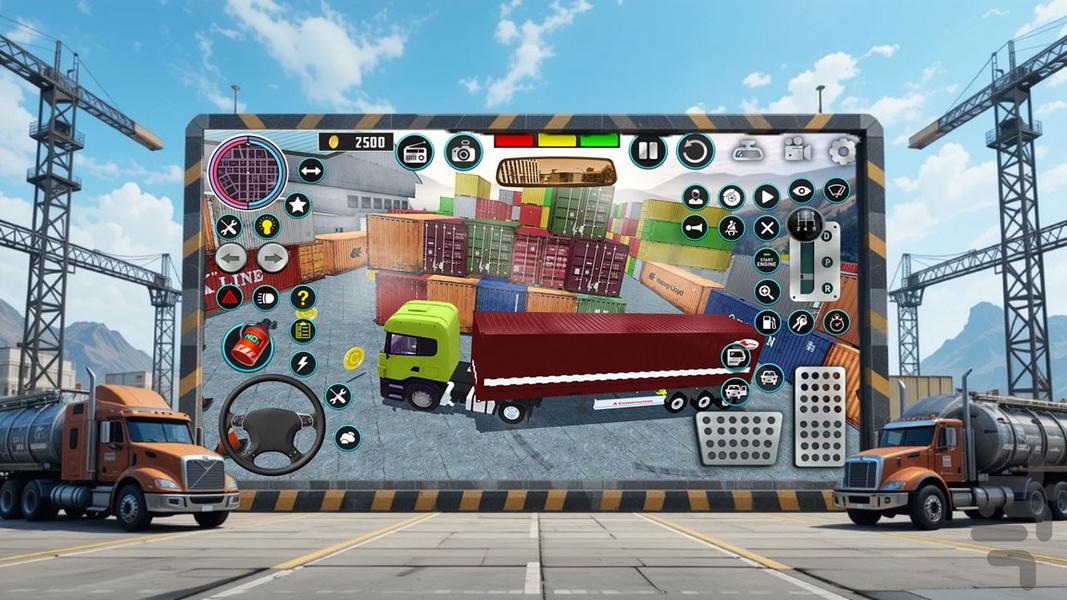 بازی پارکینگ ماشین سنگین - Gameplay image of android game