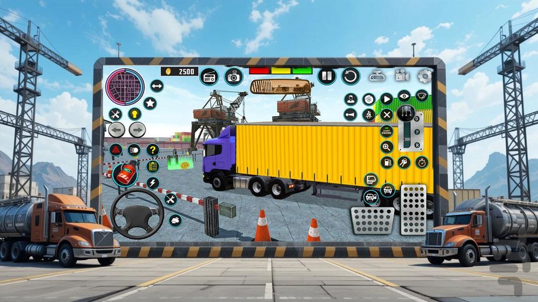 بازی پارکینگ ماشین سنگین - Gameplay image of android game