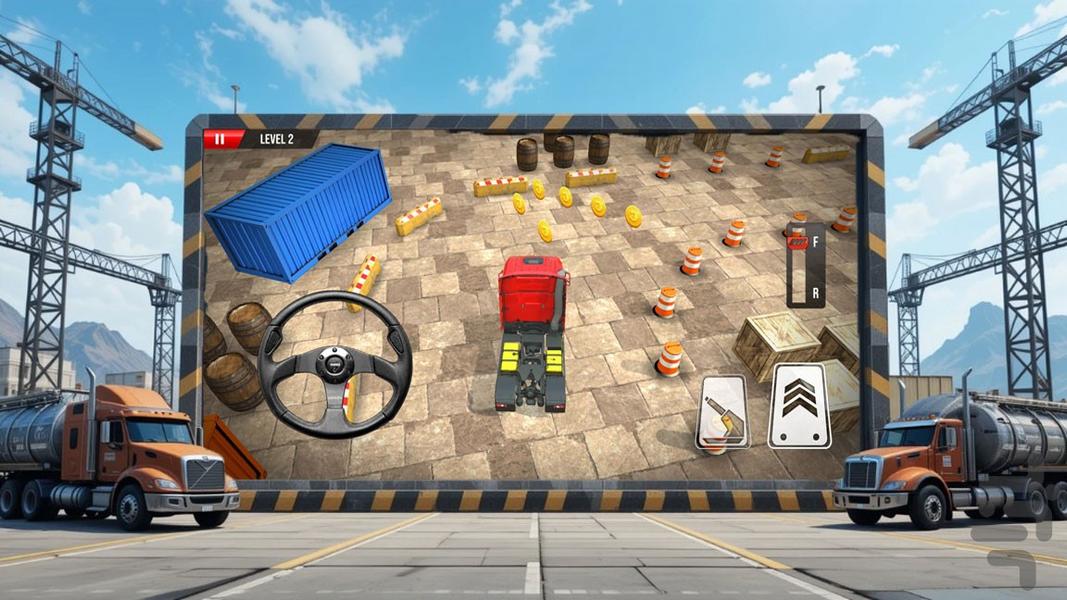 بازی پارکینگ ماشین سنگین - Gameplay image of android game