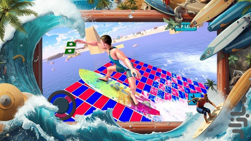بازی موج سواری - Gameplay image of android game