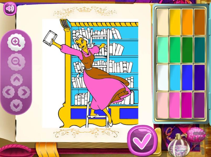 بازی نقاشی سیندرلا - عکس بازی موبایلی اندروید