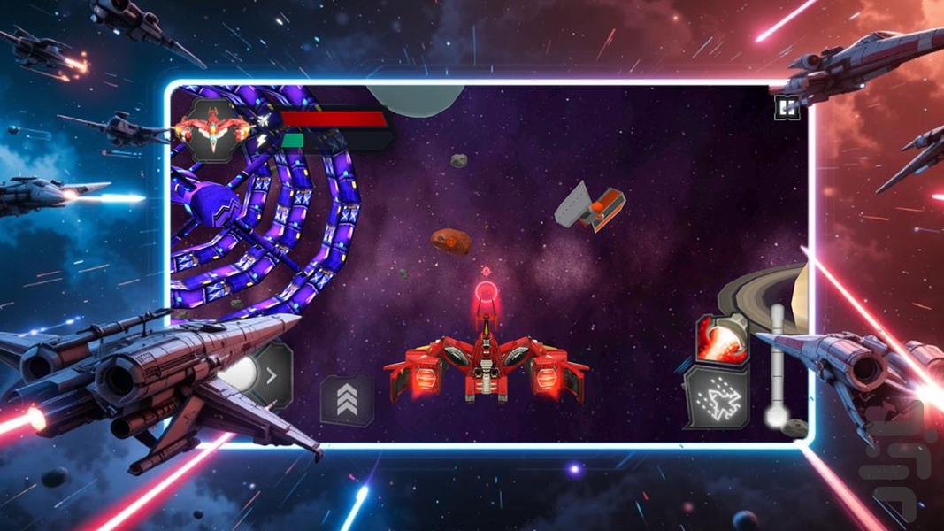 بازی هواپیمای جنگی - Gameplay image of android game