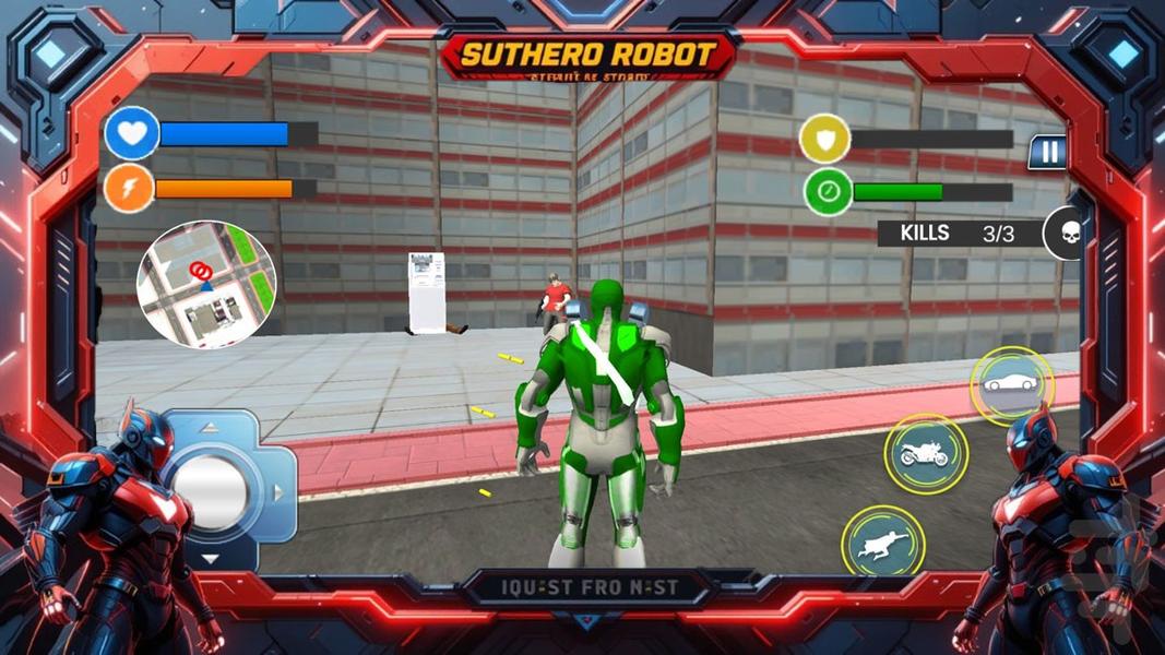 بازی ربات جنگی - Gameplay image of android game