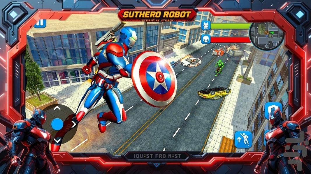 بازی ربات جنگی - عکس بازی موبایلی اندروید