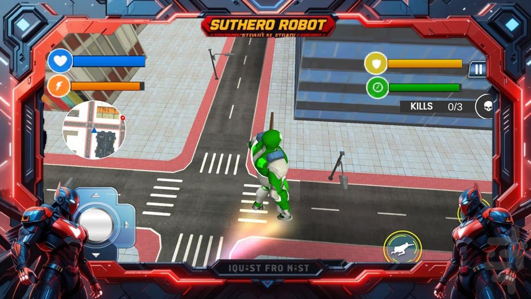 بازی ربات جنگی - Gameplay image of android game