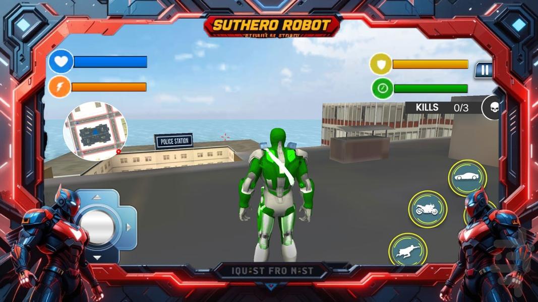 بازی ربات جنگی - Gameplay image of android game