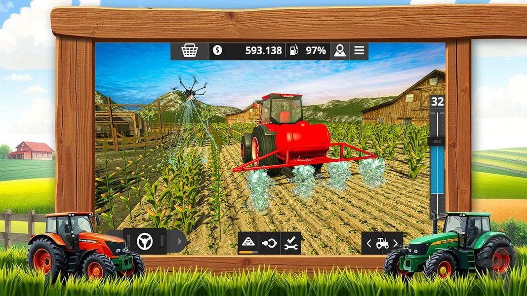 بازی تراکتور بازی - Gameplay image of android game